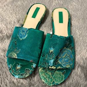 floral sandals